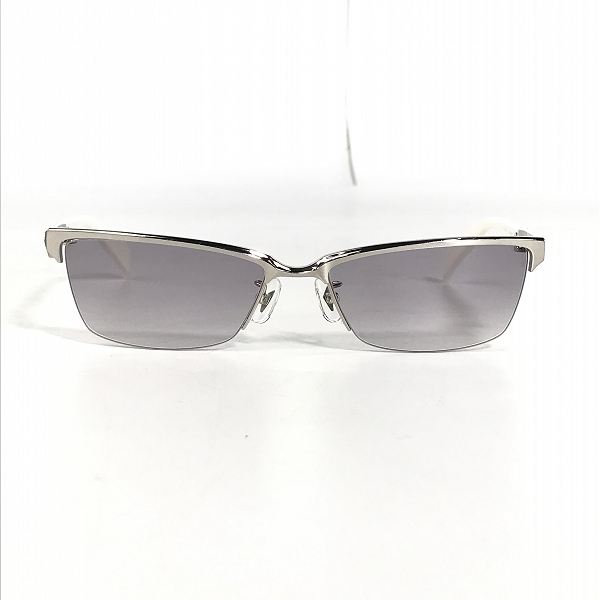 実際に弊社で買取させて頂いたSAMURAI SHO/サムライ翔 サングラス/アイウェア SS-T34 ホワイト×シルバーの画像 1枚目