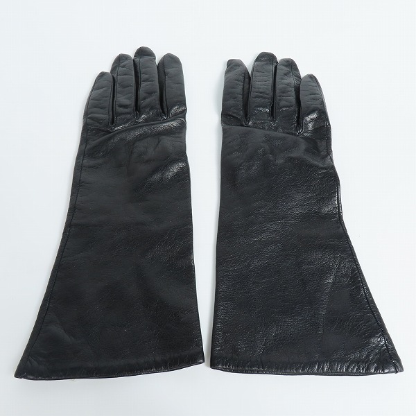 実際に弊社で買取させて頂いたChristian Dior BOUTIQUE/クリスチャン ディオール ブティック レザー グローブ 手袋の画像 1枚目