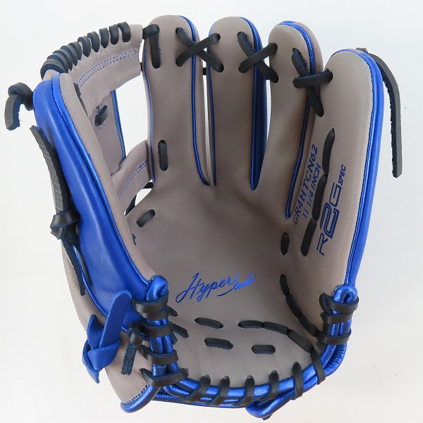 実際に弊社で買取させて頂いたRawlings/ローリングス  大人用 軟式 内野手用 HYPER TECH COLORS/ハイパーテックカラーズ  野球グラブ/グローブ GR4HTCN62の画像 2枚目