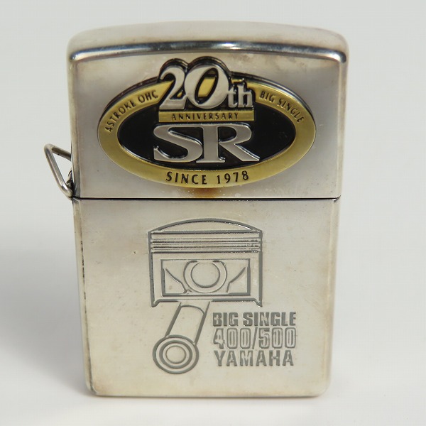 実際に弊社で買取させて頂いたZIPPO/ジッポー YAMAHA 20th SR BIG SINGLE 400/500 98年製