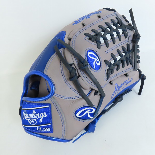実際に弊社で買取させて頂いたRawlings/ローリングス HYPER TECH COLOR SYNC 軟式 オールラウンド 右投げ用 グローブ/グラブ GR4HTCN55W