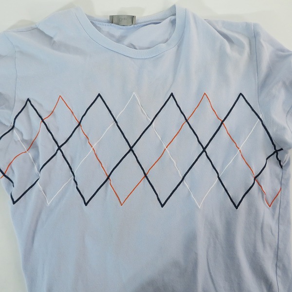 実際に弊社で買取させて頂いた【JPタグ】DIOR homme/ディオールオム Tシャツ 刺繍デザイン 333J660W6511/Mの画像 5枚目