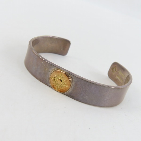 実際に弊社で買取させて頂いたARIZONA FREEDOM/アリゾナフリーダム K18 太陽神 平打ち バングル