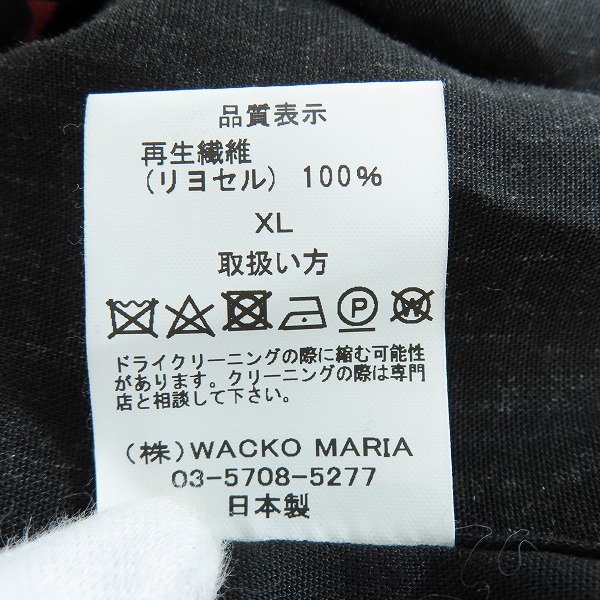実際に弊社で買取させて頂いたWACKO MARIA/ワコマリア JIM JARMUSCH Only Lovers Left Alive 半袖シャツ/XLの画像 3枚目
