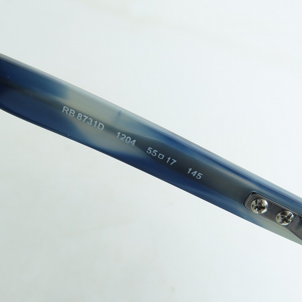 実際に弊社で買取させて頂いたRayBan/レイバン メガネフレーム アイウェア RB8731D 1204の画像 7枚目