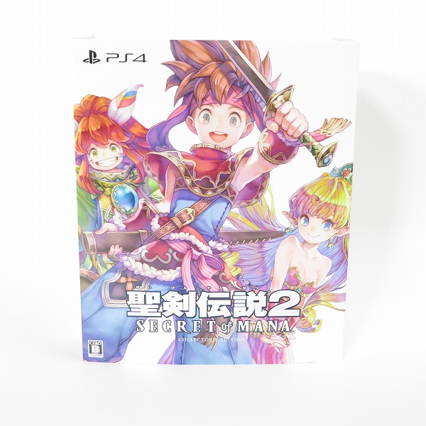 実際に弊社で買取させて頂いたPS4/プレイステーション4 用 ソフト 聖剣伝説2 SECRET of MANA/シークレット オブ マナ コレクターズ エディション