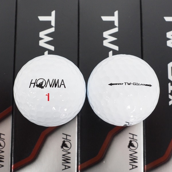 実際に弊社で買取させて頂いた【未使用】HONMA/ホンマ TW-G1x ゴルフボール ホワイト 2ダースの画像 1枚目