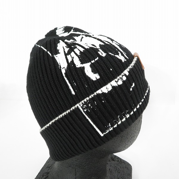 実際に弊社で買取させて頂いたLOEWE × Joe Brainard/ロエベ × ジョー ブレイナード 21-22AW プリント ニット キャップの画像 4枚目