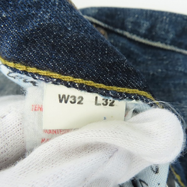 実際に弊社で買取させて頂いたEVISU×PUMA/エヴィス×プーマ デニムパンツ 558430 W32 L32の画像 3枚目