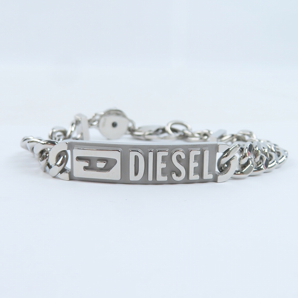 実際に弊社で買取させて頂いたDIESEL/ディーゼル ブレスレット IDプレートの画像 1枚目