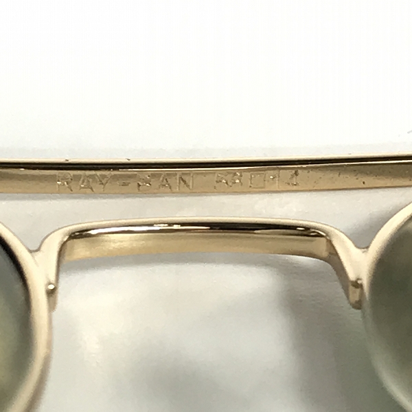 実際に弊社で買取させて頂いたRay-Ban/レイバン AVIATOR アビエーター/LARGE METAL ティアドロップ サングラス/アイウェア RB3025の画像 7枚目