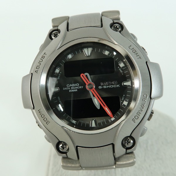 実際に弊社で買取させて頂いたG-SHOCK/Gショック MR-G デジアナコンビ チタン MRG-130T-1A【動作未確認】の画像 0枚目