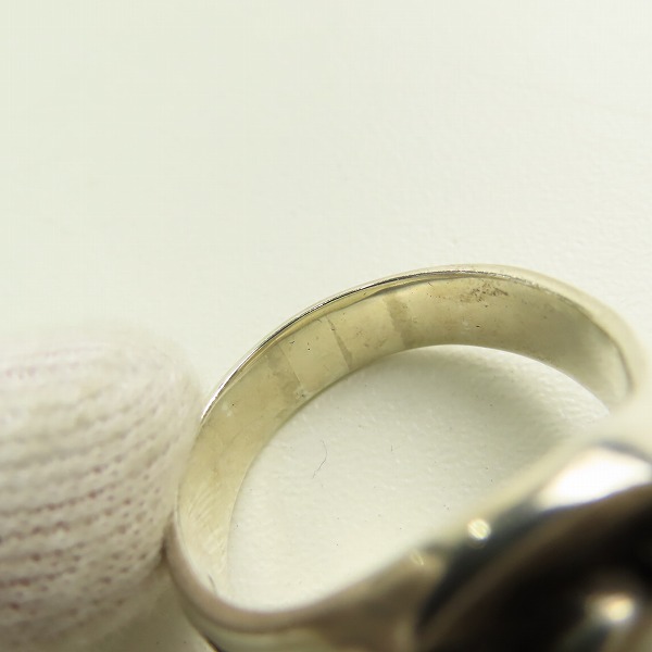 実際に弊社で買取させて頂いたTHE GREAT FROG/ザ グレートフロッグ スカル リースリング 25.5号の画像 8枚目