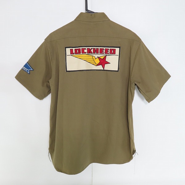 実際に弊社で買取させて頂いたBUZZ RICKSON'S/バズリクソンズ ワッペンデザイン 半袖ワークシャツ/BR33469/Mの画像 1枚目