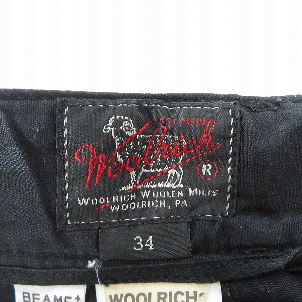 実際に弊社で買取させて頂いたWOOLRICH×BEAMS PLUS/ウールリッチ×ビームスプラス コットン パンツ/34の画像 3枚目