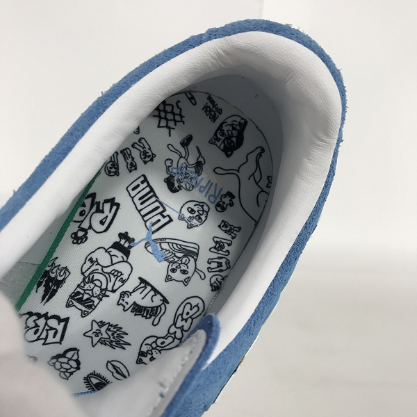 実際に弊社で買取させて頂いたPUMA x RIPNDIP/プーマ×リップンディップ SUEDE  スニーカー 393537-01/27.0の画像 4枚目