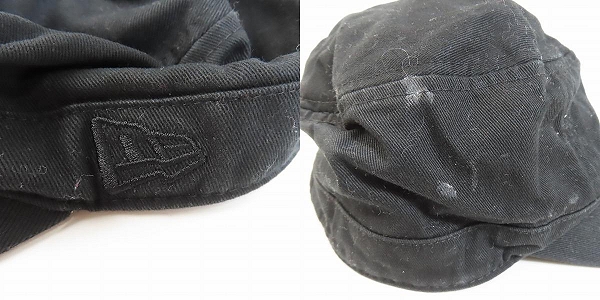 実際に弊社で買取させて頂いたNUMBER(N)INE×NEW ERA/ナンバーナイン×ニューエラ ベースボールキャップ ロゴ刺繍 ブラックの画像 9枚目