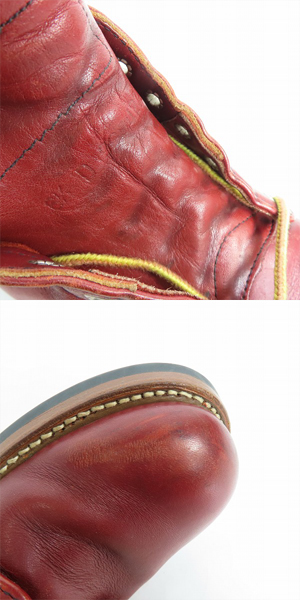 実際に弊社で買取させて頂いたRED WING/レッドウィング アイリッシュセッター ブーツ 犬タグ 8166/6.5Dの画像 8枚目