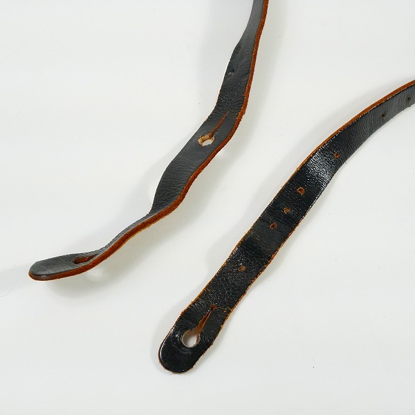 実際に弊社で買取させて頂いたB.C.Rich/BCリッチ レザー ギターストラップ ベースストラップ ブラックの画像 2枚目