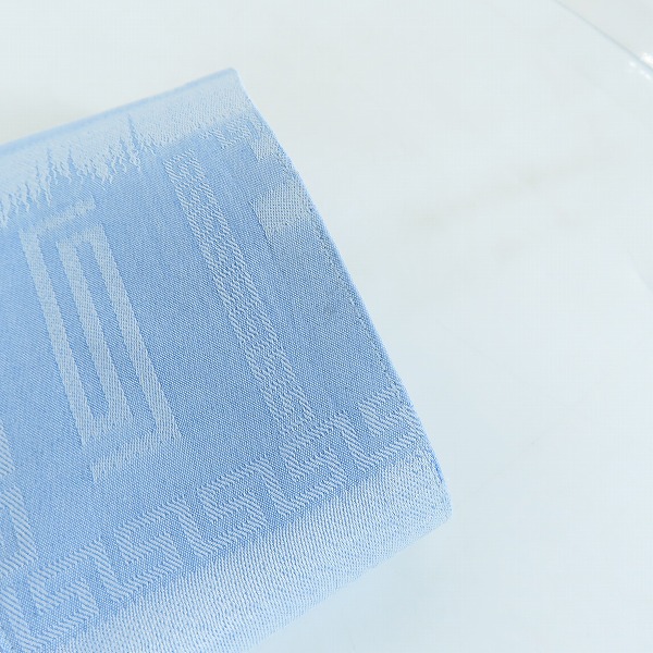 実際に弊社で買取させて頂いたGIANNI VERSACE/ジャンニヴェルサーチ 総柄長袖シャツ/ライトブルー系/52の画像 8枚目