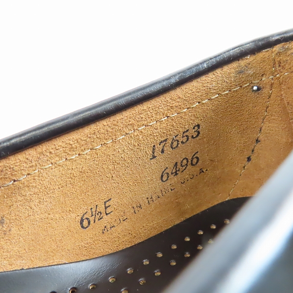 実際に弊社で買取させて頂いたCOLE HAAN/コールハーン コインローファー 6496 6-1/2の画像 5枚目