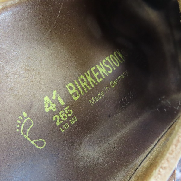 実際に弊社で買取させて頂いたBIRKENSTOCK/ビルケンシュトック レザー サンダル/26.5の画像 5枚目