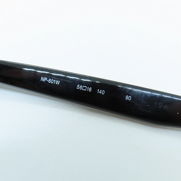 実際に弊社で買取させて頂いた999.9/フォーナインズ 度入り眼鏡/メガネフレーム/アイウェア ブラック NP-601Wの画像 5枚目