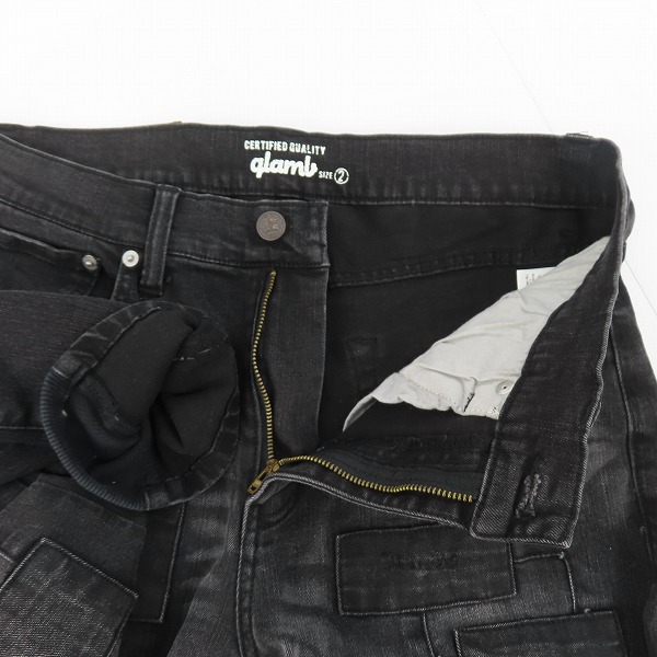 実際に弊社で買取させて頂いたglamb/グラム Unplugged skinny denim/アンプラグドスキニー デニムパンツ GB0418/P02/2の画像 5枚目