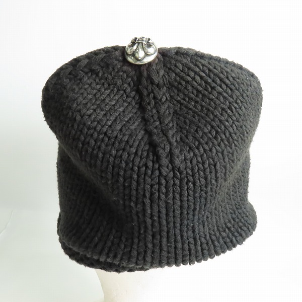 実際に弊社で買取させて頂いたCHROME HEARTS/クロムハーツ BSフレア ニットキャップ/ビーニーの画像 3枚目