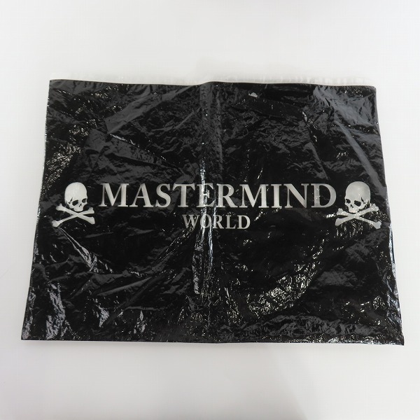 実際に弊社で買取させて頂いたmastermind/マスターマインド スカル/ロゴ刺繍 スカル/チェック柄 オーバーサイズ フード付きシャツ MW21S06-SH010-006/Mの画像 8枚目