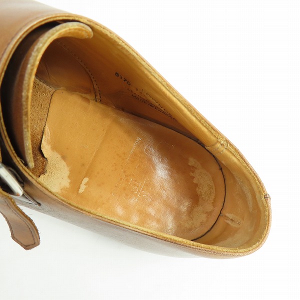 実際に弊社で買取させて頂いたCROCKETT&JONES/クロケット&ジョーンズ LOWNDES/ロウンズ ダブルモンクストラップ シューズ/革靴 5170 /8の画像 4枚目