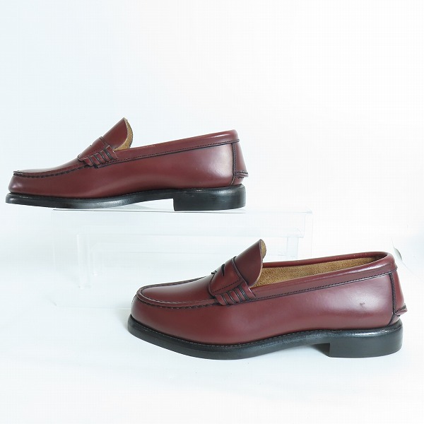 実際に弊社で買取させて頂いたREGAL × VAN JAC/リーガル × ヴァンジャケット コインローファー 3177/24.5EEの画像 3枚目