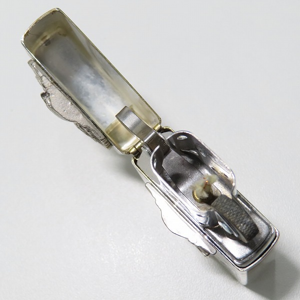 実際に弊社で買取させて頂いたZIPPO/ジッポー HARLEY DAVIDSON/ハーレーダビッドソン デスクトップホルダー/台座付/1996年製の画像 5枚目