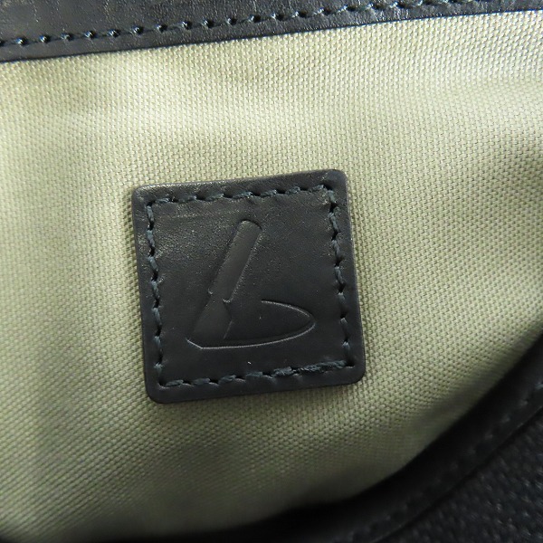実際に弊社で買取させて頂いた土屋鞄製造所/ツチヤカバン キャンバス×レザー ショルダーバッグの画像 5枚目
