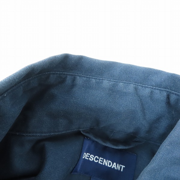 実際に弊社で買取させて頂いたDESCENDANT/ディセンダント 刺繍ロゴ B.D.シャツ/2の画像 7枚目