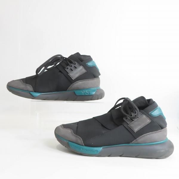 実際に弊社で買取させて頂いたY-3/ワイスリー ヨウジヤマモト×アディダス QASA HIGH/カーサ ハイ スニーカー BB4735/27の画像 3枚目