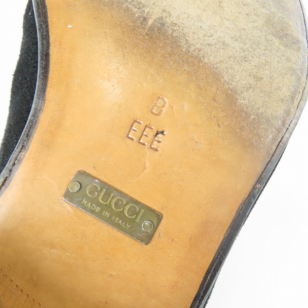 実際に弊社で買取させて頂いたGUCCI/グッチ ビットローファー 110 0009/8EEEの画像 6枚目