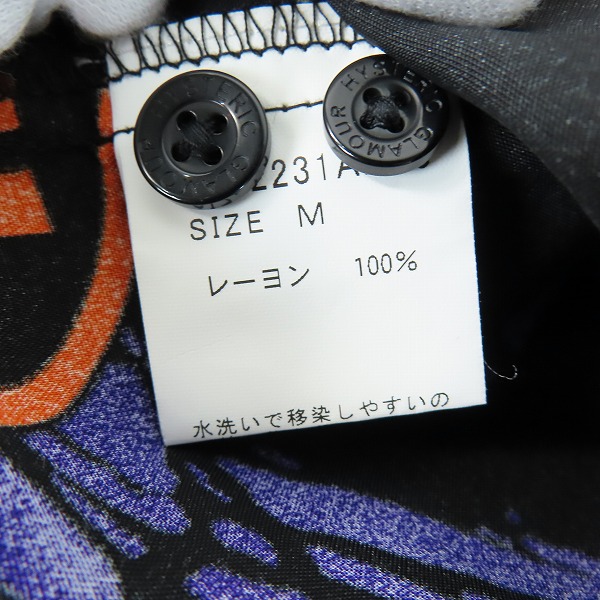 実際に弊社で買取させて頂いた【未使用】HYSTERIC GLAMOUR/ヒステリックグラマー HYSTERIC HELL オープンカラー シャツ 02231AH08/Mの画像 4枚目
