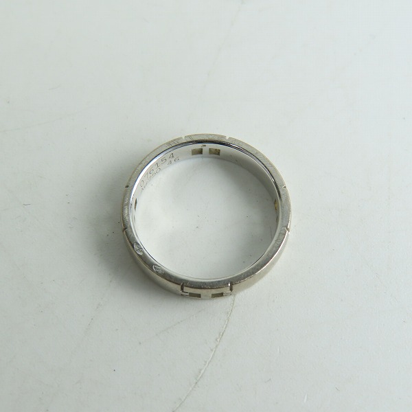 実際に弊社で買取させて頂いたHERMES/エルメス AU750/K18WG/ホワイトゴールド エヴァー ヘラクレス リング/指輪 46/6号 の画像 5枚目