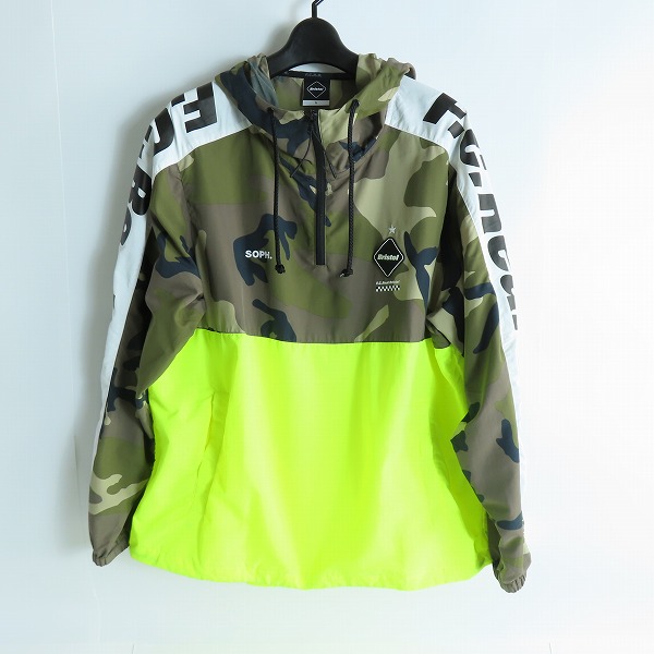 実際に弊社で買取させて頂いたF.C.Real Bristol/エフシーレアルブリストル/F.C.R.B. HALF ZIP ANORAK ハーフジップ アノラック ジャケット FCRB-190023/S