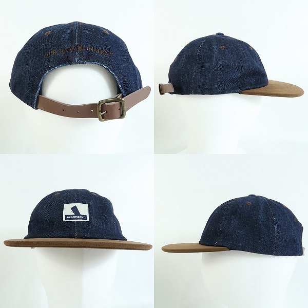 実際に弊社で買取させて頂いたDESCENDANT/ディセンダント SPY HOP 6PANEL CAP/スカイ ホップ 6パネル キャップ インディゴ/Fの画像 1枚目