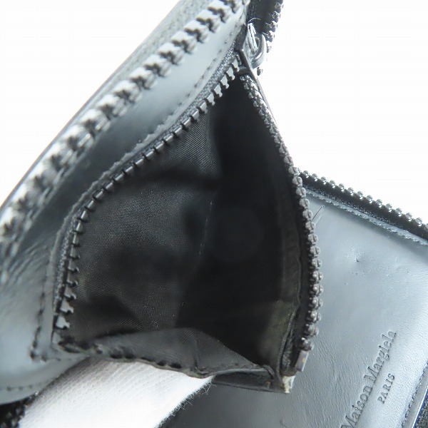 実際に弊社で買取させて頂いたMartin Margiela/マルタンマルジェラ ラウンドジップウォレット S55UI0197の画像 5枚目