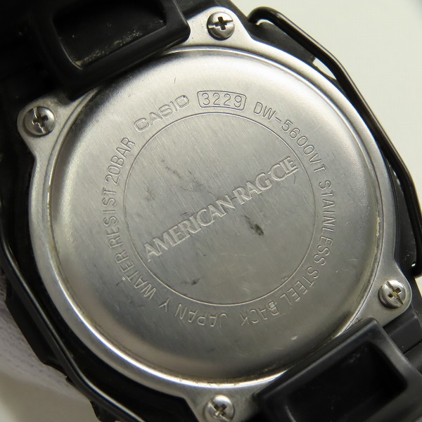 実際に弊社で買取させて頂いたG-SHOCK×AMERICAN RAG CIE/Gショック×アメリカンラグシー 別注 腕時計 DW-5600VT【動作未確認】の画像 3枚目