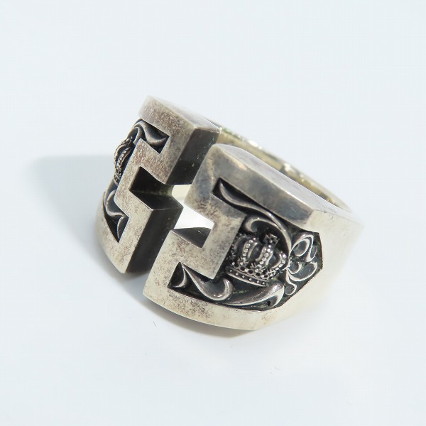 実際に弊社で買取させて頂いたJustin Davis/ジャスティンデイビス DIVINE LAW CROSS/ディヴァイン ロウ リング SRJ831/20号