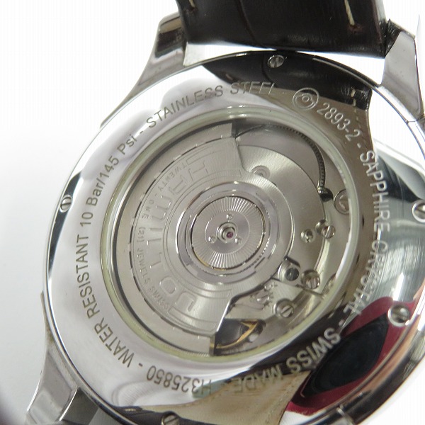 実際に弊社で買取させて頂いた【ジャンク】HAMILTON/ハミルトン ジャズマスター トラベラー GMT 自動巻き H325850の画像 3枚目