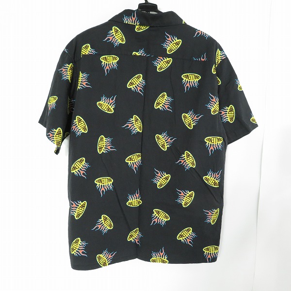 実際に弊社で買取させて頂いたCHALLENGER/チャレンジャー FIREBALL SHIRT ファイアボール柄 半袖シャツ CLG-SH 022-004/Lの画像 1枚目