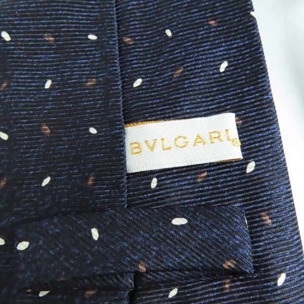 実際に弊社で買取させて頂いたBVLGARI/ブルガリ davide pizzigoni  総柄 ネクタイ の画像 4枚目