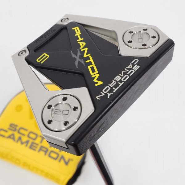実際に弊社で買取させて頂いたScotty Cameron/スコッティキャメロン PHANTOM X6/ファントム パター 32.25インチ ヘッドカバー付き