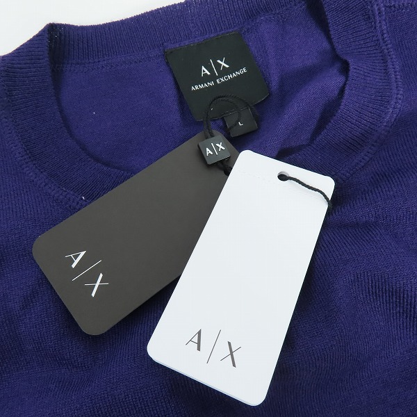 実際に弊社で買取させて頂いた【未使用】ARMANI EXCHANGE/アルマーニエクスチェンジ  セーター 6GZM4F ZMK9Z/Lの画像 7枚目