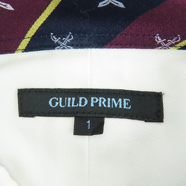実際に弊社で買取させて頂いたGUILD PRIME/ギルドプライム ネクタイプリント ボタンシャツ 71M20‐702‐02/1の画像 2枚目